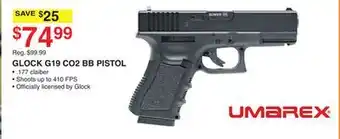 Dunham's Sports Glock g19 co2 bb pistol offer