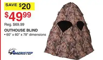 Dunham's Sports Ameristep outhouse blind offer
