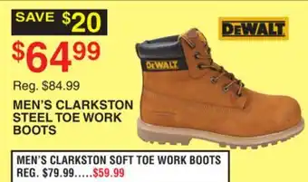 Dunham's Sports Dewalt men's clarkston steel toe work boots offer