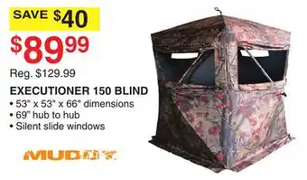 Dunham's Sports Muddy executioner 150 blind offer