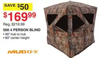 Dunham's Sports Muddy 4 person blind offer