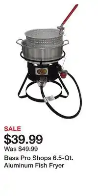 Bass pro shops 6.5-qt. aluminum fish fryer