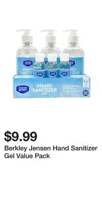 BJ’s Berkley jensen hand sanitizer gel value pack offer