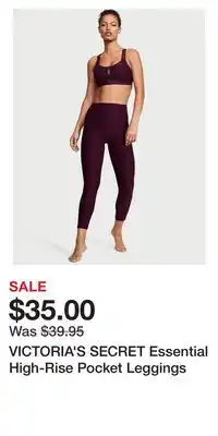 Victoria's Secret Victoria's secret essential high-rise pocket leggings offer