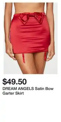 Victoria's Secret Dream angels satin bow garter skirt offer