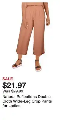 Cabela's Natural reflections double cloth wide-leg crop pants for ladies offer