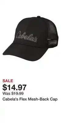 Cabela's Cabela's flex mesh-back cap offer