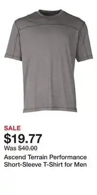 Cabela's Ascend terrain performance short-sleeve t-shirt for men offer