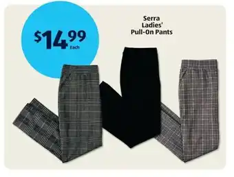 Aldi Serra Ladies' Pull-On Pants offer