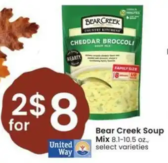 Albertsons Bear Creek Soup Mix 8.1-10.5 oz. offer