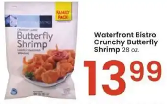 Albertsons Waterfront Bistro Crunchy Butterfly Shrimp 28 oz. offer