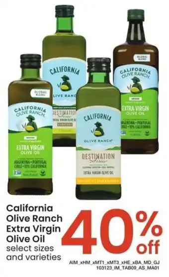 Albertsons California Olive Ranch Extra Virgin Olive Oil offer