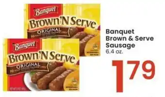 Albertsons Banquet Brown & Serve Sausage 6.4 oz. offer
