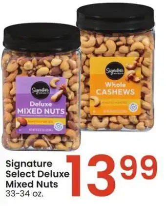 Albertsons Signature Select Deluxe Mixed Nuts 33-34 oz. offer