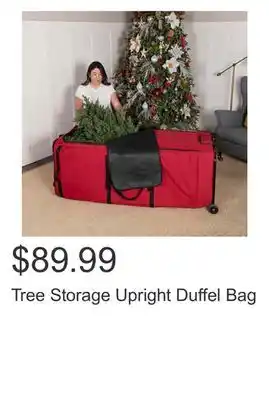 Costco Tree storage upright duffel bag offer