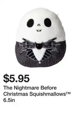 Five Below The nightmare before christmas squishmallows 6.5in offer