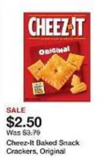 Wegmans Cheez-It Baked Snack Crackers, Original offer