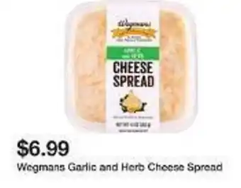 Wegmans Wegmans Garlic and Herb Cheese Spread offer