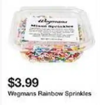 Wegmans Wegmans Rainbow Sprinkles offer