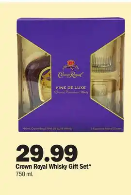 Meijer Crown royal whisky gift set offer