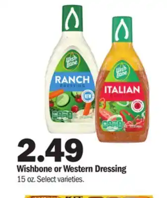 Meijer Wishbone or western dressing offer