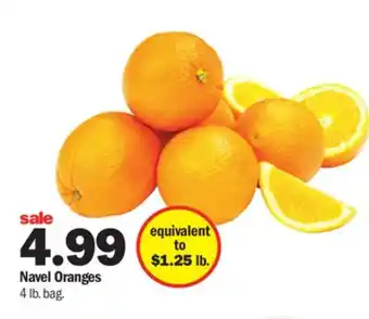 Meijer Navel oranges offer