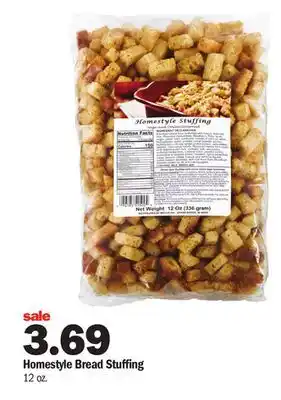 Meijer Homestyle bread stuffing offer