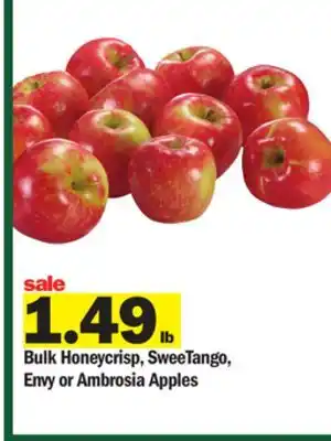 Meijer Bulk honeycrisp, sweetango, envy or ambrosia apples offer