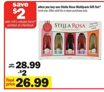 Meijer Stella rosa multipack gift set offer