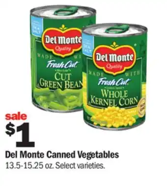 Meijer Del monte canned vegetables offer