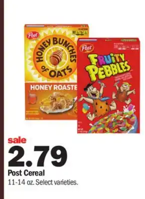 Meijer Post cereal offer