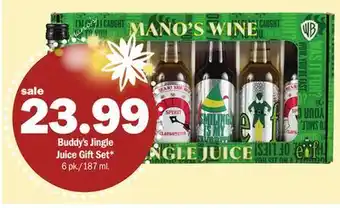 Meijer Buddy's jingle juice gift set offer
