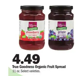 Meijer True goodness organic fruit spread offer