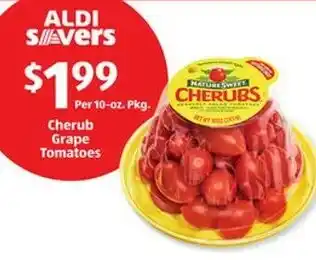 Aldi Cherub Grape Tomatoes offer