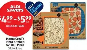Aldi Mama Cozzi's Pizza Kitchen 16 Deli Pizza offer