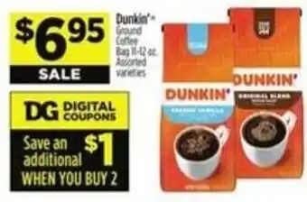 Dollar General Dunkin' offer