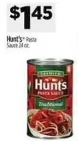 Dollar General Hunt's Pasta Sauce offer