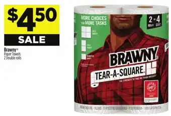Dollar General Brawny Paper Towels offer