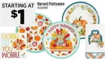 Dollar General Harvest Partyware offer