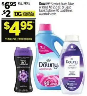 Dollar General Downy Scented Beads offer