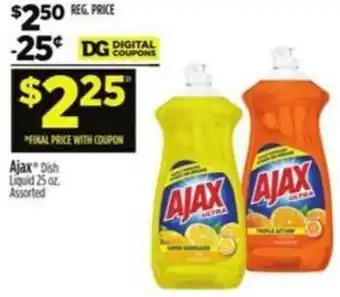 Dollar General Ajax Dish Liquid offer