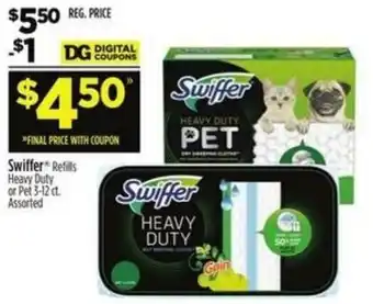 Dollar General Swiffer Refills offer