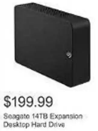 Costco Seagate 14TB Expansion Desktop Hard Drive offer