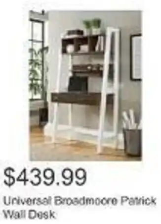 Costco Universal Broadmoore Patrick Wall Desk offer