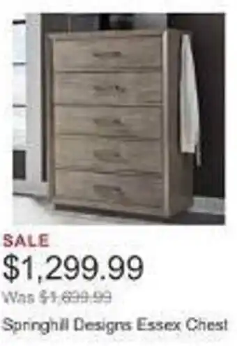 Costco Springhill Designs Essex Chest offer