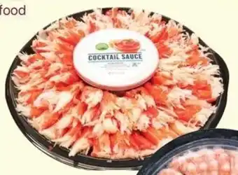 Albertsons Neptune Alaska Snow Legs Party Tray offer