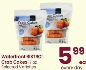 Albertsons Waterfront BISTRO Crab Cakes offer