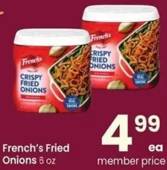 Albertsons French's Fried Onions offer