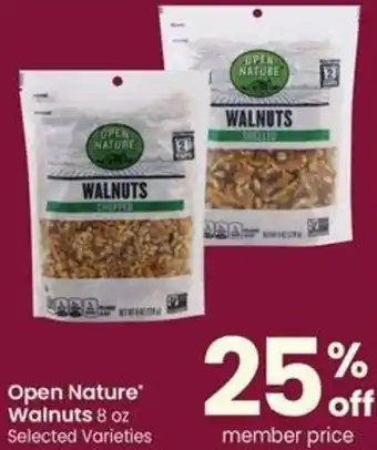 Albertsons Open Nature Walnuts offer