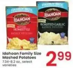 Albertsons Idahoan Family Size Mashed Potatoes offer